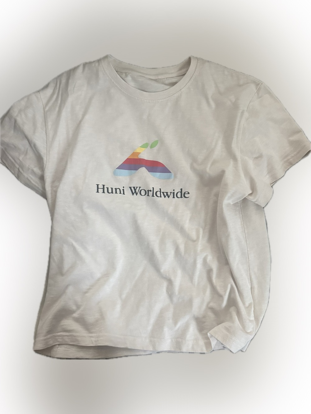 Huni Design Worldwide Short Sleeve Tee in White